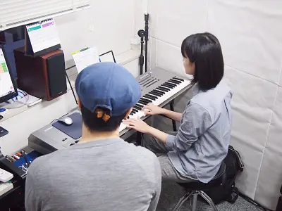 キーボード教室風景