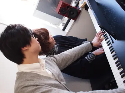 ピアノ教室風景