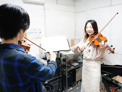 バイオリン教室レッスン風景