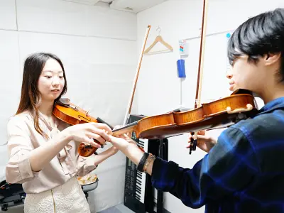 バイオリンレッスン風景